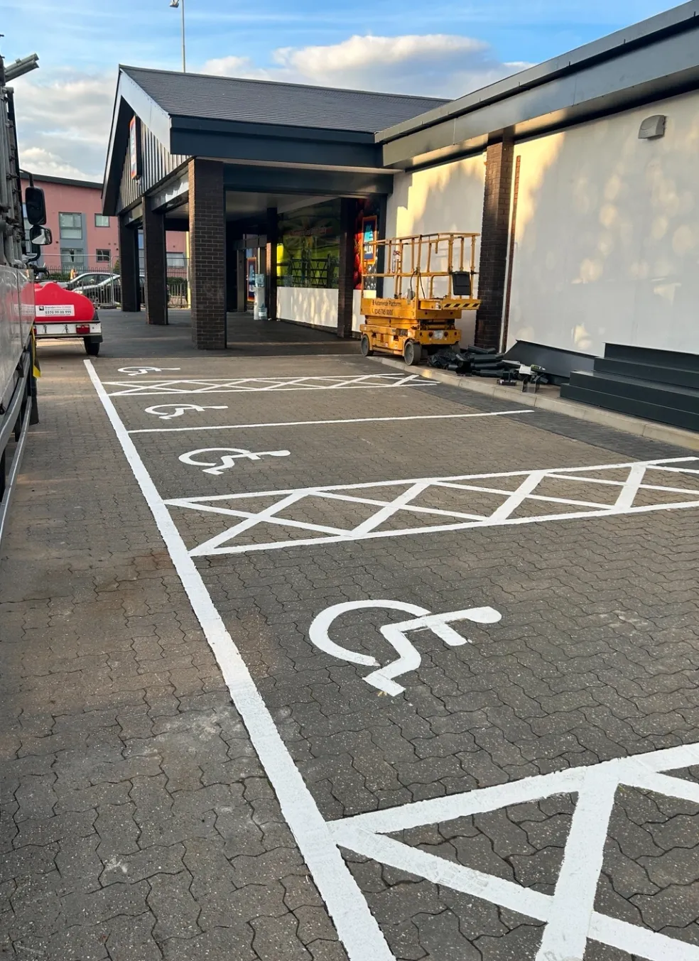 Disabled Bay Markings